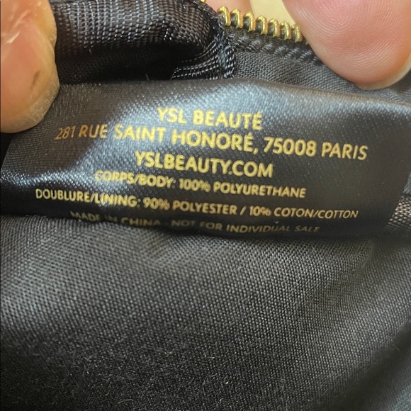 NIB Yves St. Laurent Beaute red cosmetic pouch - Picture 16 of 16